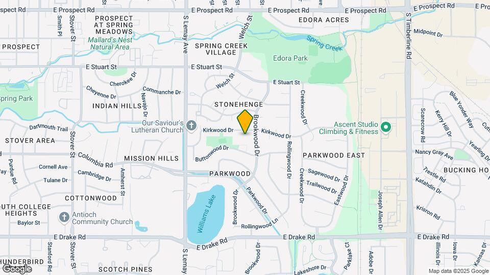 1315 Kirkwood Dr Map and Location Details