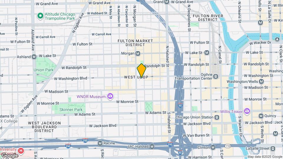 949 W Washington Blvd Map and Location Details