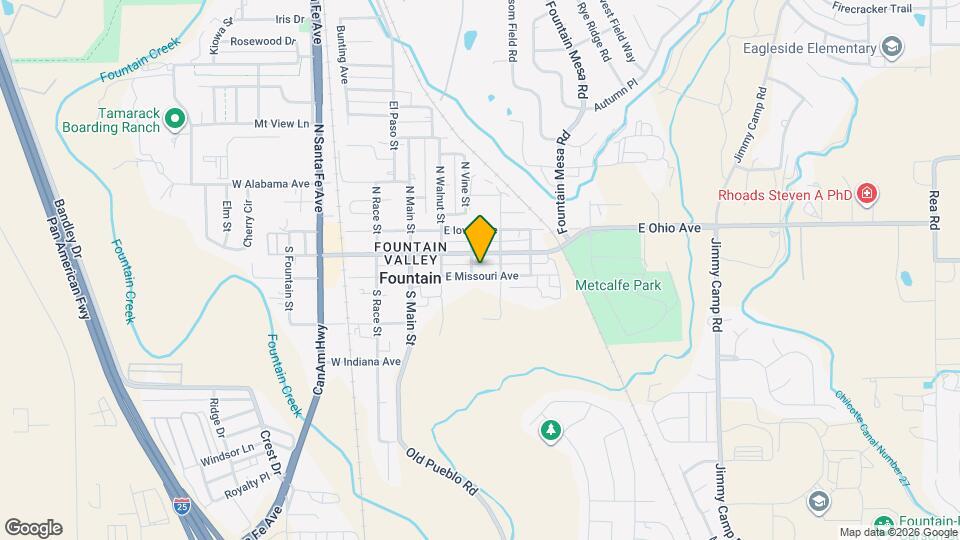 317 E Missouri Ave Map and Location Details