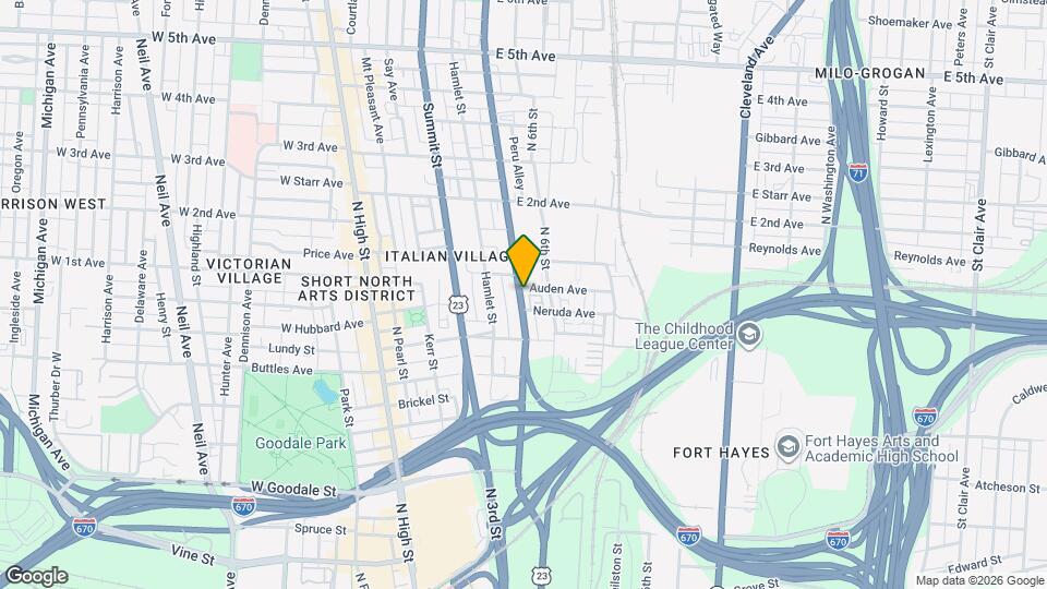 818 N 4th St Map and Location Details