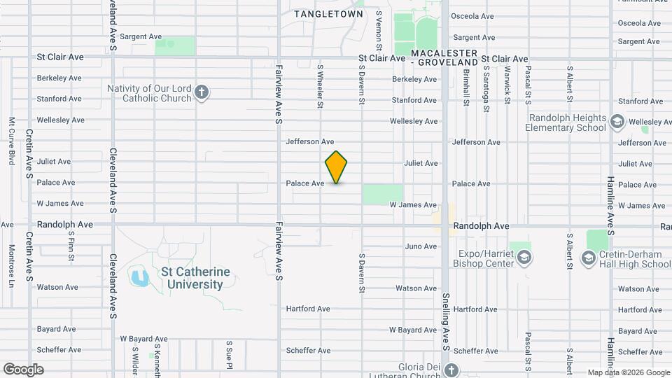 1738 Palace Ave Map and Location Details