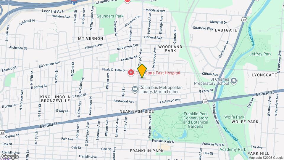 1515 Hawthorne Ave Map and Location Details