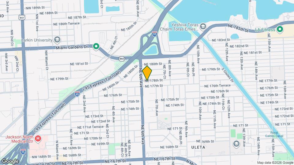 620 NE 178th St Map and Location Details