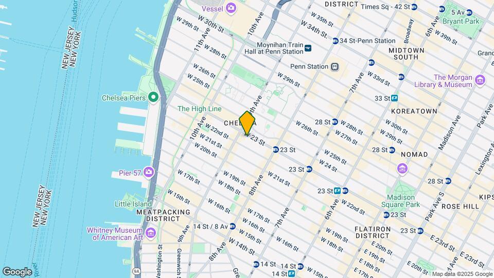 356 W 23rd St Map and Location Details