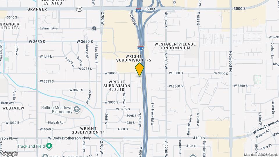 2411 W 3800 S Map and Location Details