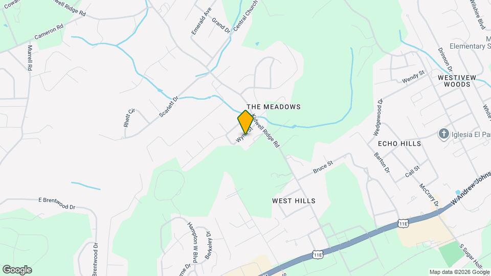 4051 Wynn St Map and Location Details
