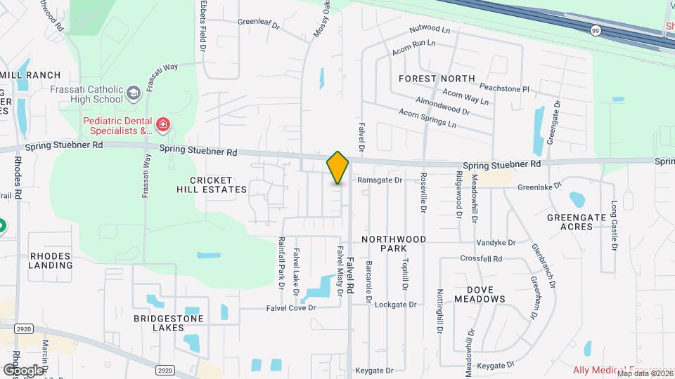 21835 Mossy Field Ln Map and Location Details