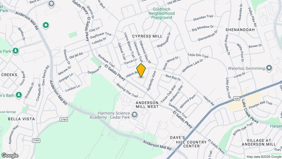 3008 Cat Claw Cove Map and Location Details