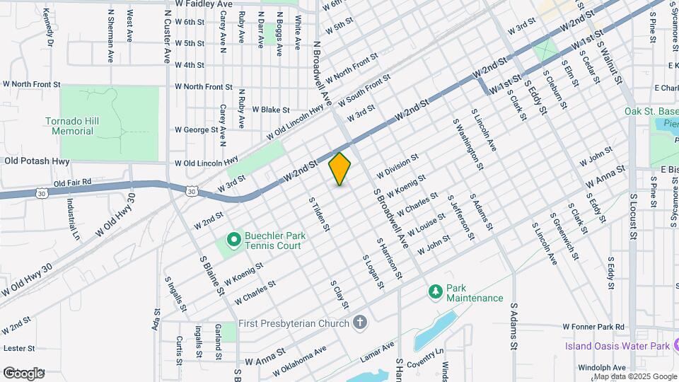1818 W Division St Map and Location Details