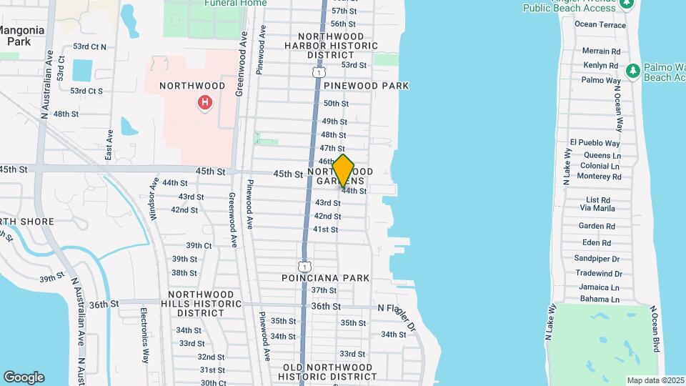 438 44th St Map and Location Details