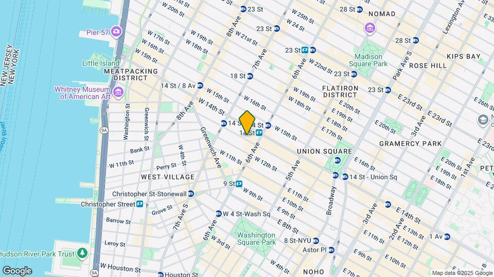 117 W 13th St Map and Location Details