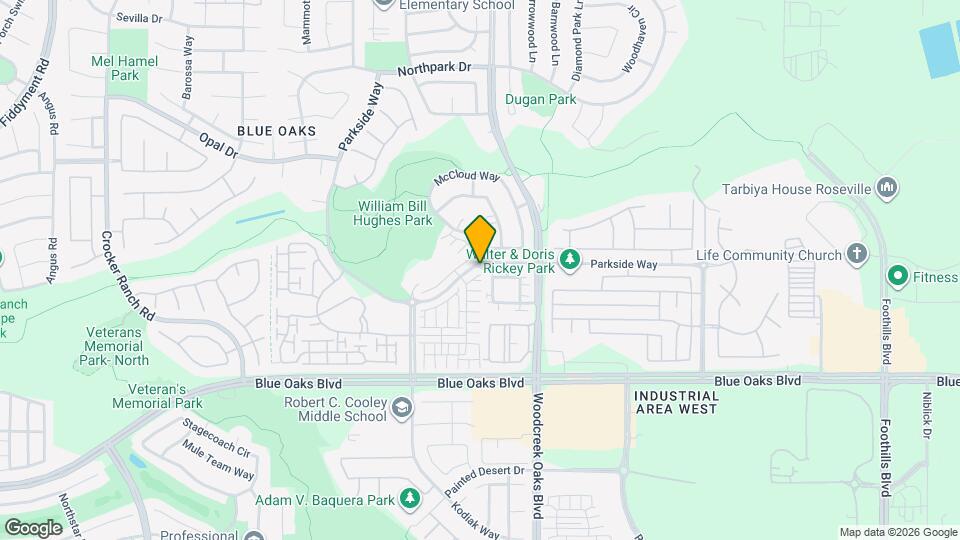 1547 Parkside Way Map and Location Details