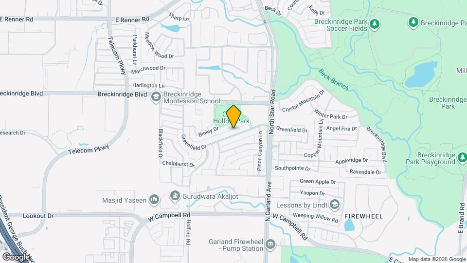 4125 Greenfield Dr Map and Location Details