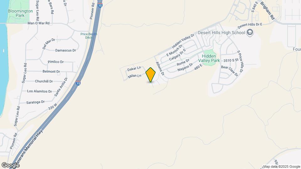 3676 S Montreal Ln Map and Location Details