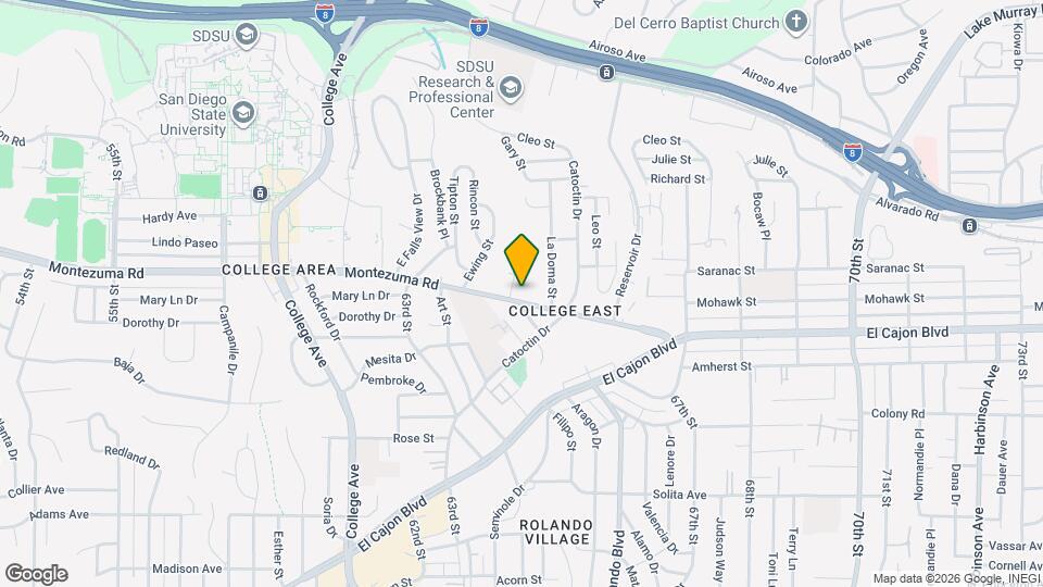 6478 Montezuma Rd Map and Location Details