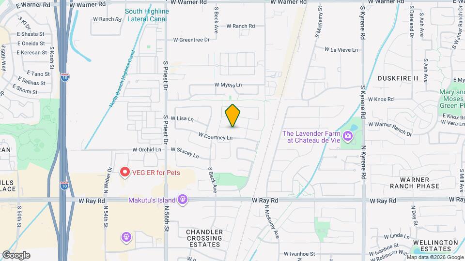 1167 W Lisa Ln Mapa y Detalles de la Ubicación