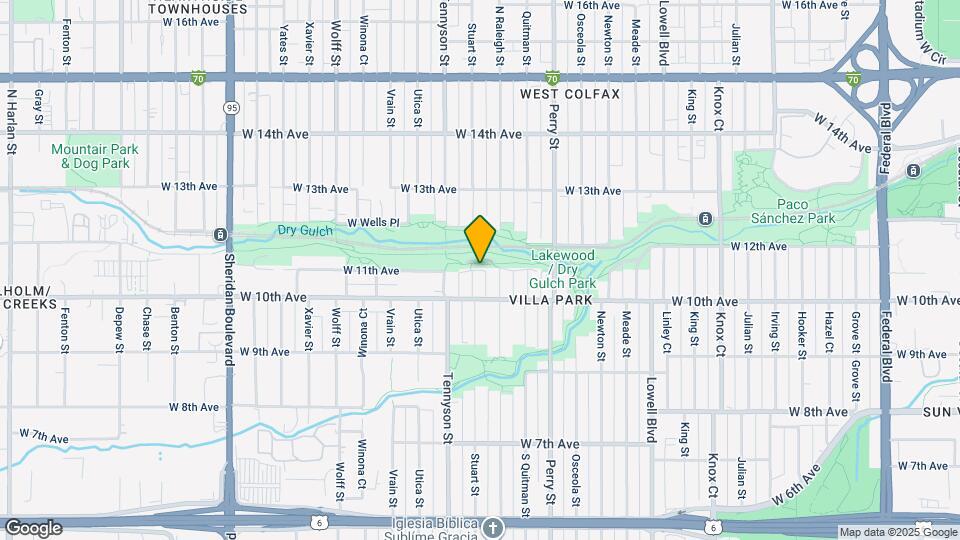 1306 Stuart St Map and Location Details