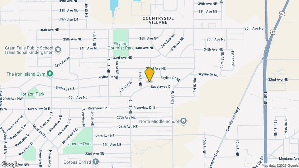647 Sacajawea Dr Map and Location Details