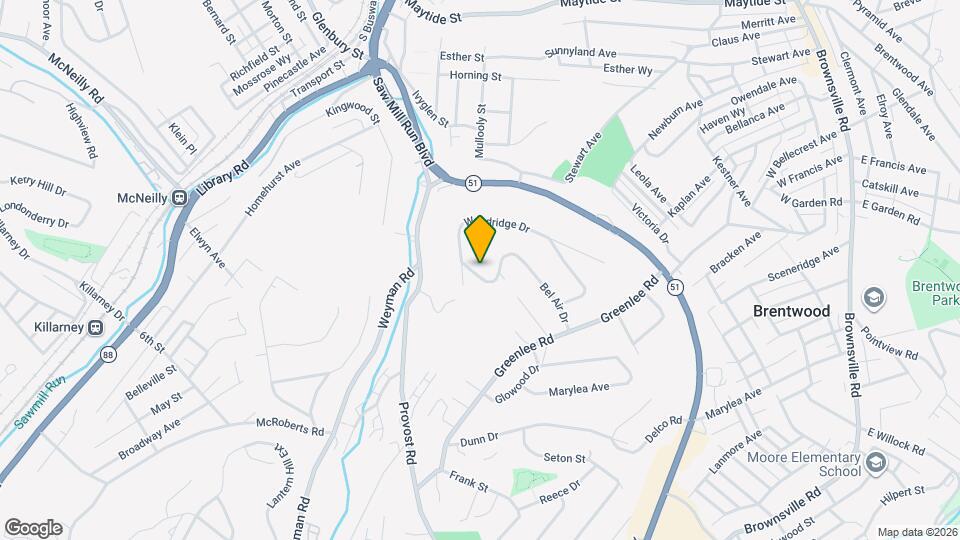 3127 Bel Air Dr Map and Location Details