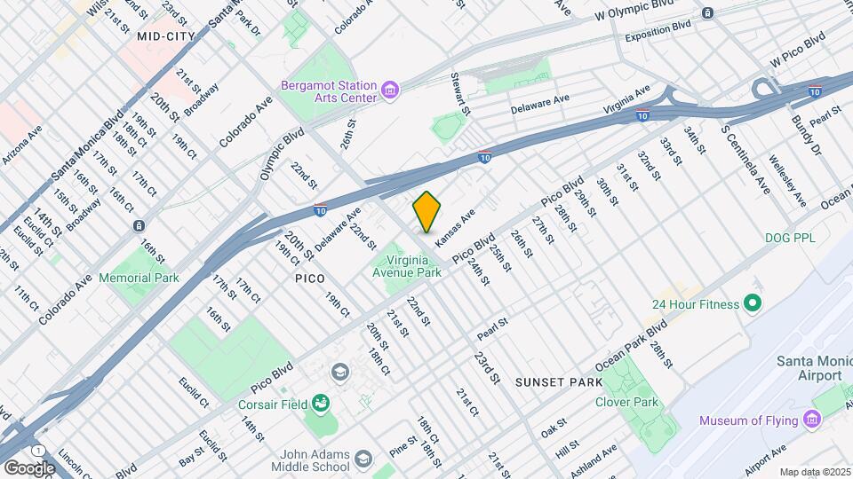 2029 Cloverfield Blvd Map and Location Details