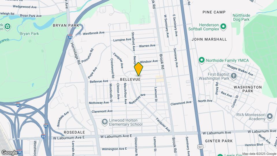 1400 Bellevue Ave Map and Location Details
