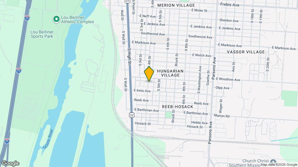 1724 S 4th St Map and Location Details