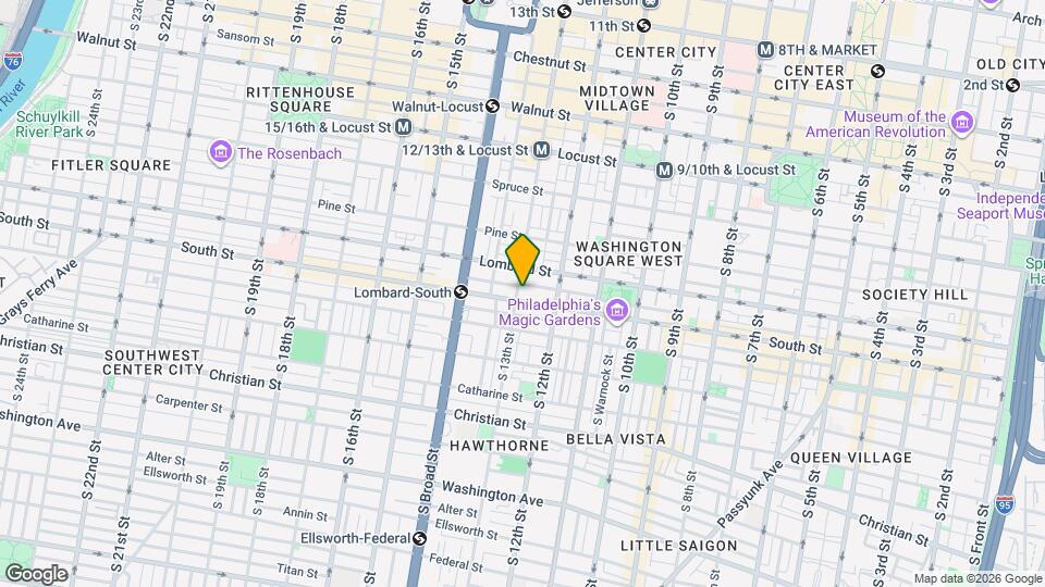 525 S 13th St, Unit #A Map and Location Details
