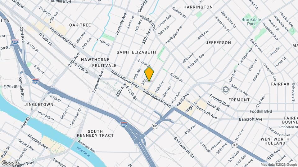 1439 38th Ave Map and Location Details