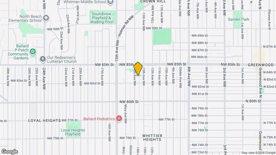 8314 14th Ave NW Map and Location Details