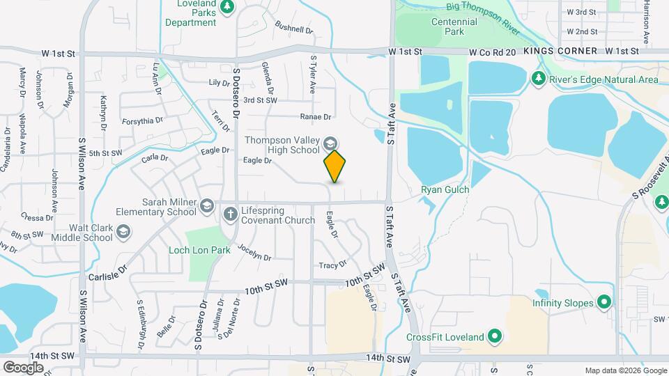 672 Eagle Dr Map and Location Details