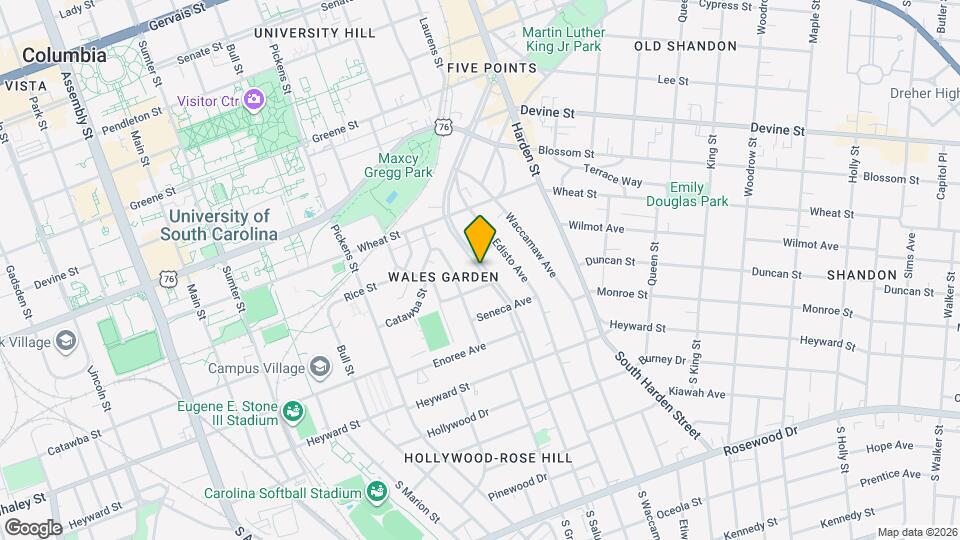 329 S Saluda Ave Map and Location Details