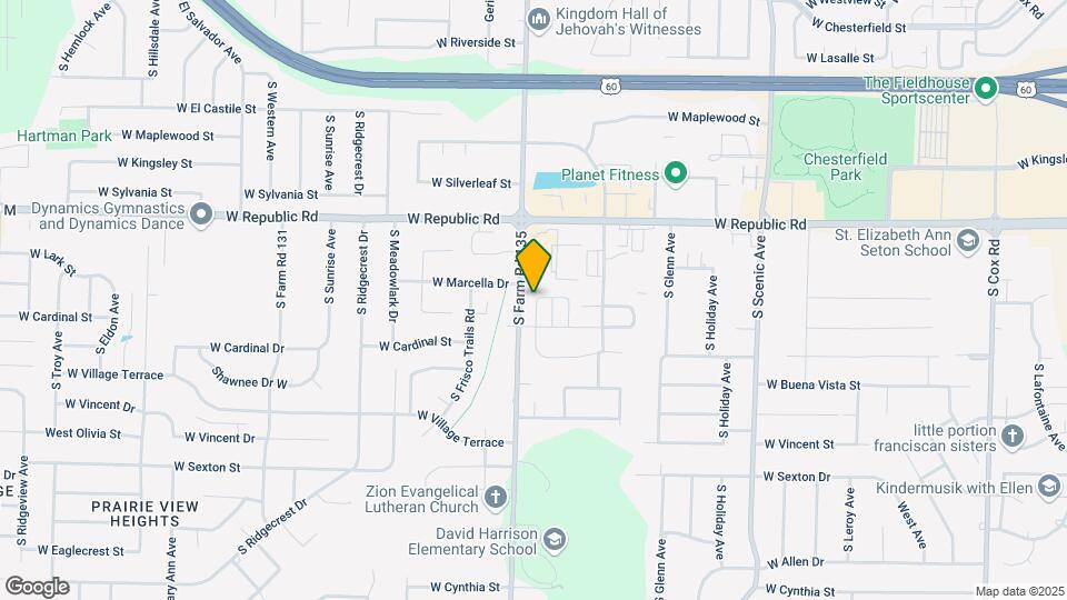 3093 W Cardinal St Mapa y Detalles de la Ubicación