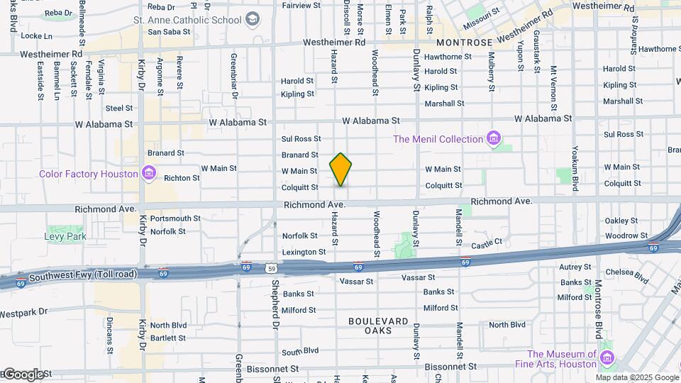 1849 Colquitt St-Unit -3 Map and Location Details
