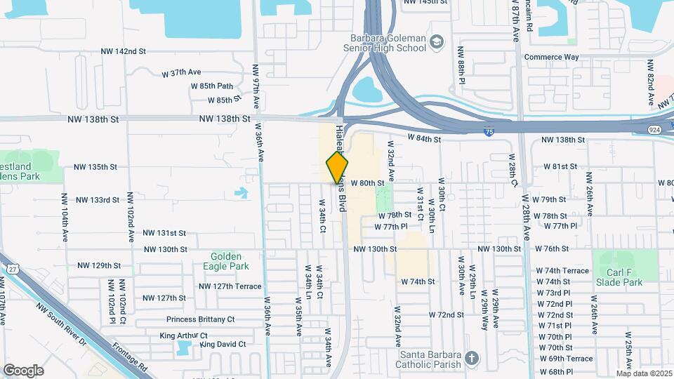 9212 W 33rd Way Map and Location Details