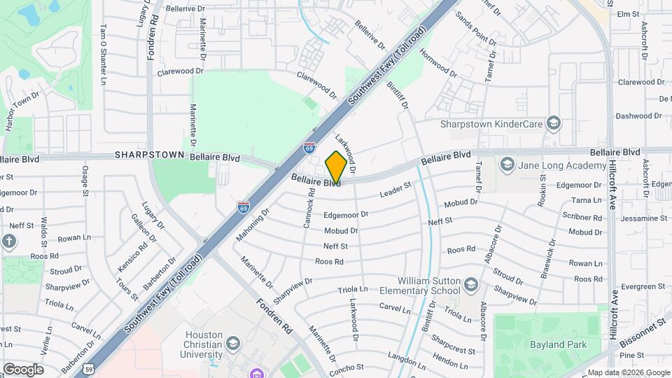 7119 Bellaire Blvd Map and Location Details