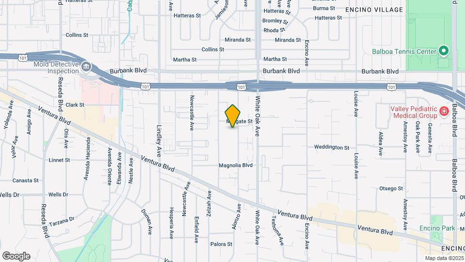 5335 Yarmouth Ave Mapa y Detalles de la Ubicación