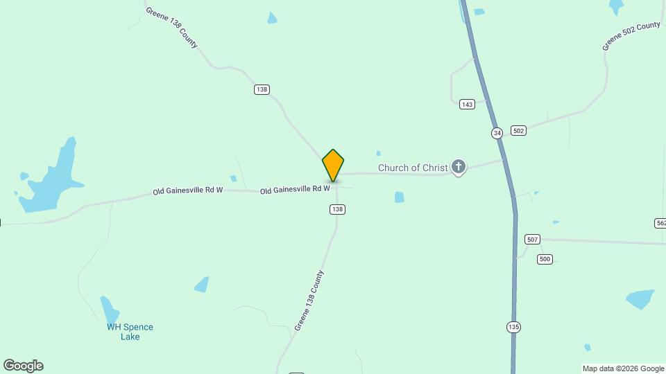 10 Greene 7651 Rd Map and Location Details