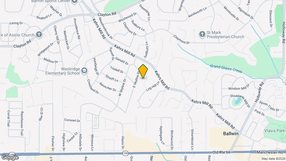 612 Log Hill Ct Map and Location Details