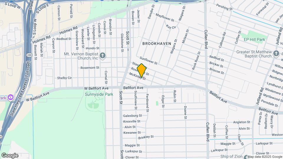 4210 McKinley St Map and Location Details