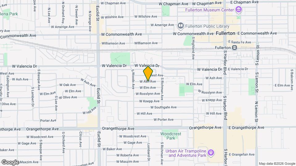 546 W Ash Ave, Unit Unit A Map and Location Details