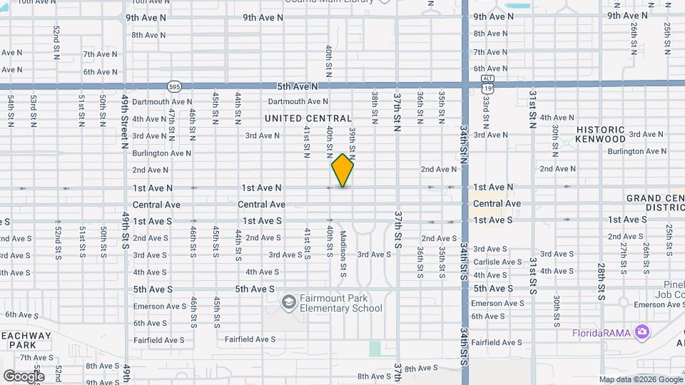 3928 1st Ave N Mapa y Detalles de la Ubicación