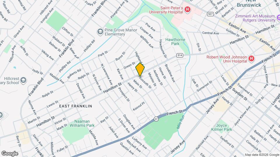 123 Kossuth St Map and Location Details