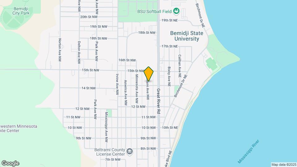 1404 Beltrami Ave NW Mapa y Detalles de la Ubicación