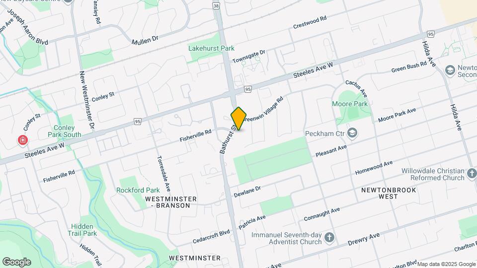 6171 Bathurst St Map and Location Details