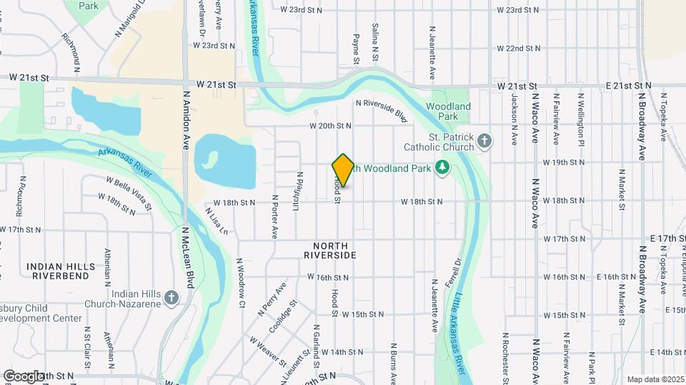 1912 N Hood St Map and Location Details