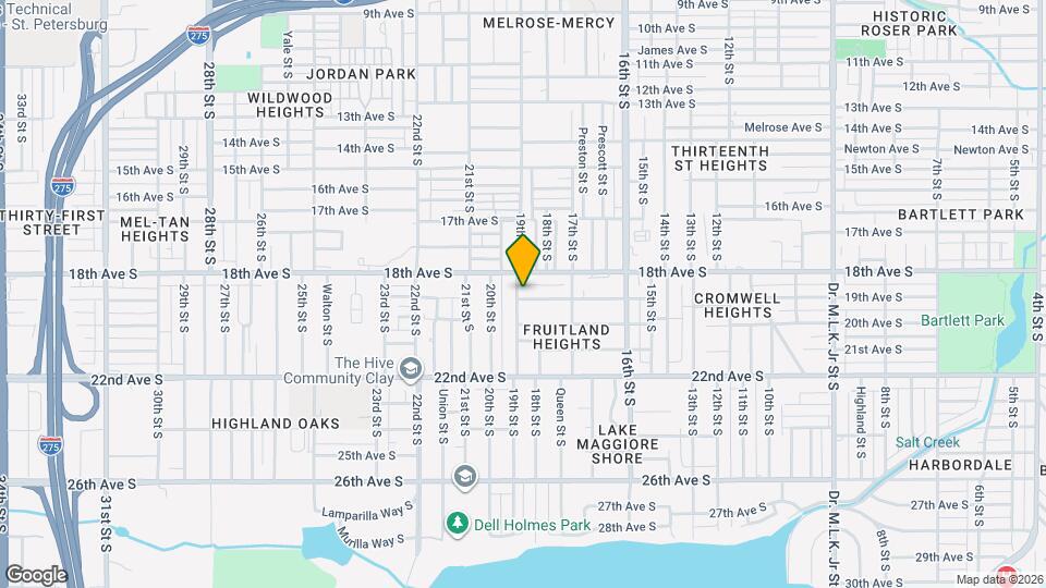 1834 19th St S Mapa y Detalles de la Ubicación
