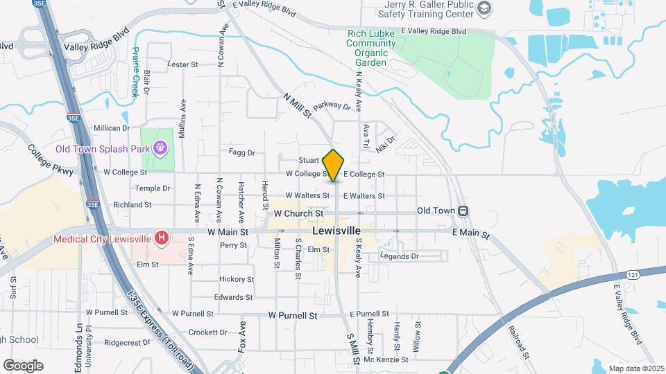 313 N Mill St Map and Location Details