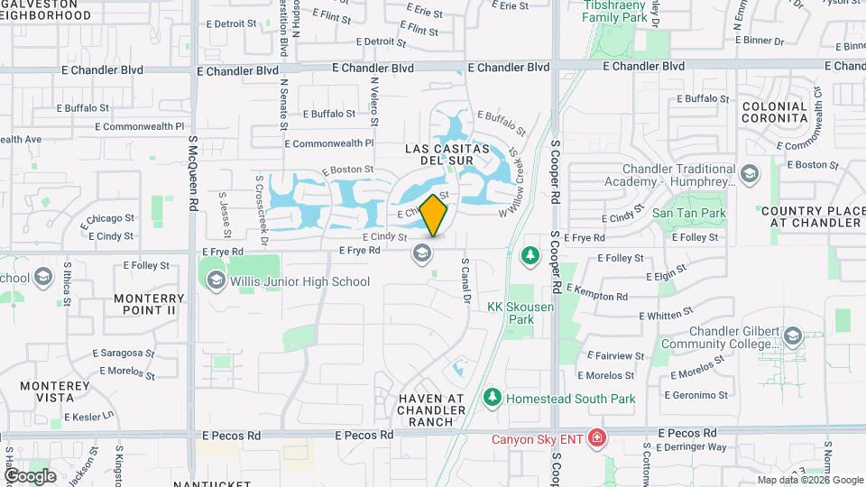 1653 E Cindy St Map and Location Details