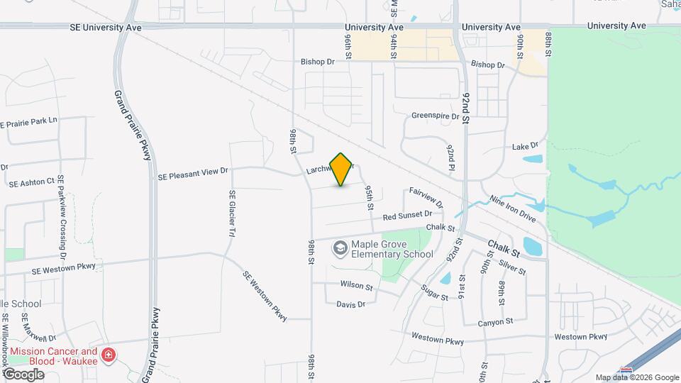 9664 Alderwood Dr Map and Location Details