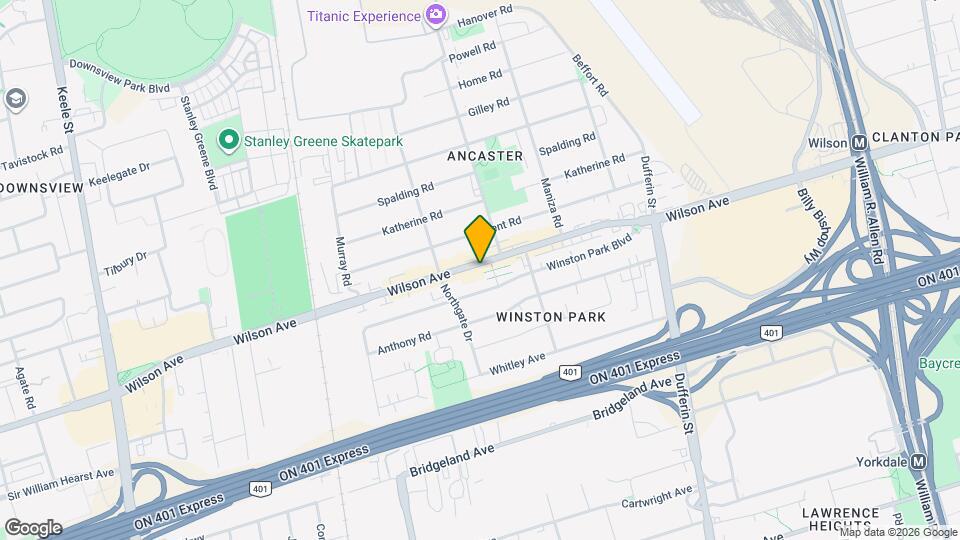 879A Wilson Ave Map and Location Details